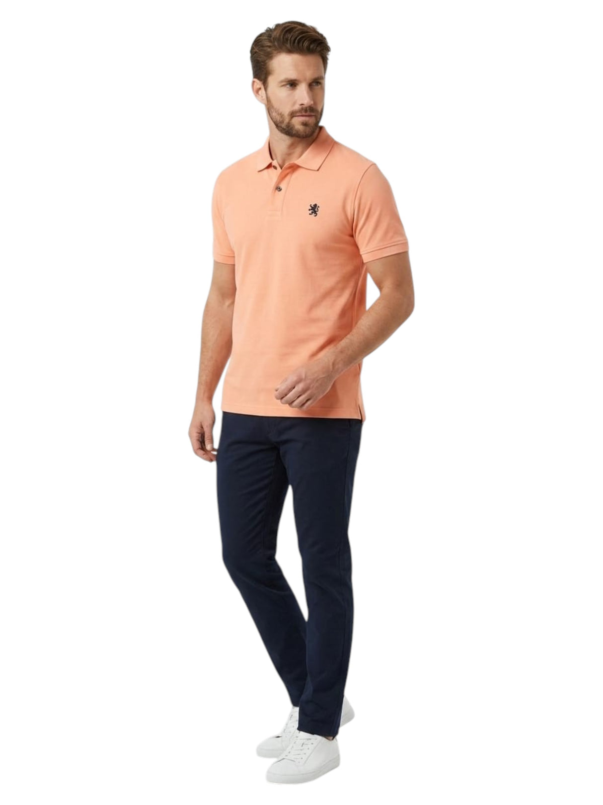 Image for Men's Textured Top,Orange