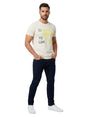 Image for Men's Printed Top,Light Beige
