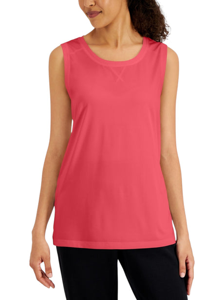 Image for Women's Plain Top,Pink Coral