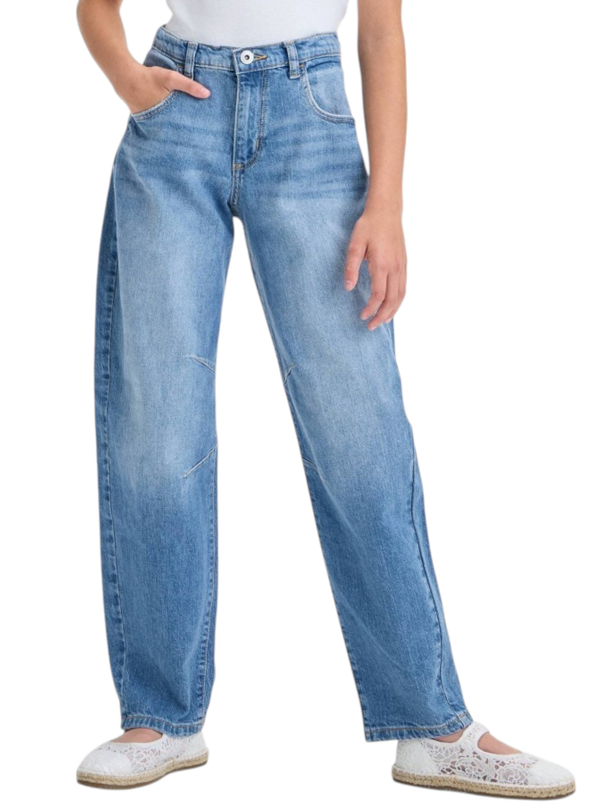 Image for Kids Girl's Plain Jeans,Blue
