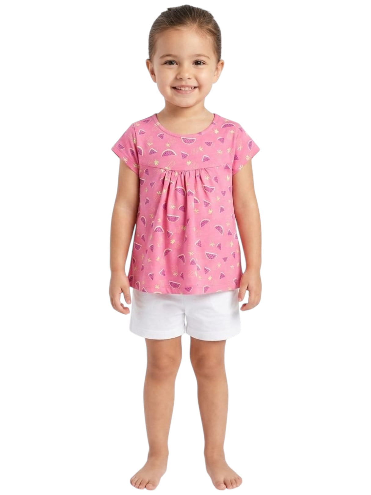 Image for Kids Girl's Printed Top,Pink