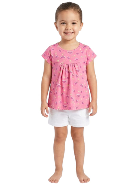 Image for Kids Girl's Printed Top,Pink