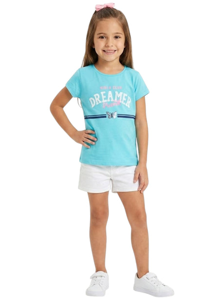 Image for Kids Girl's Printed Top,Blue