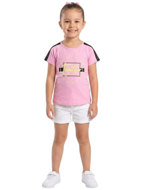 Image for Kids Girl's Printed Top,Pink