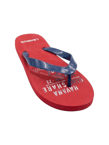 Image for Men's Colorblockedd Slipper,Red/Navy