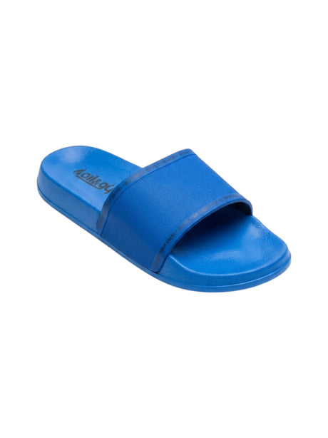 Image for Men's Plain Slippers,Navy Blue