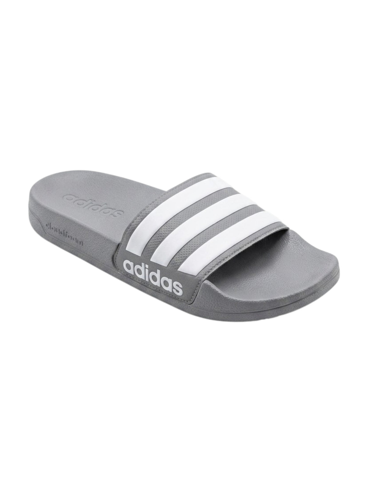 Image for Kids Boy's Logo Patched Slippers,Grey