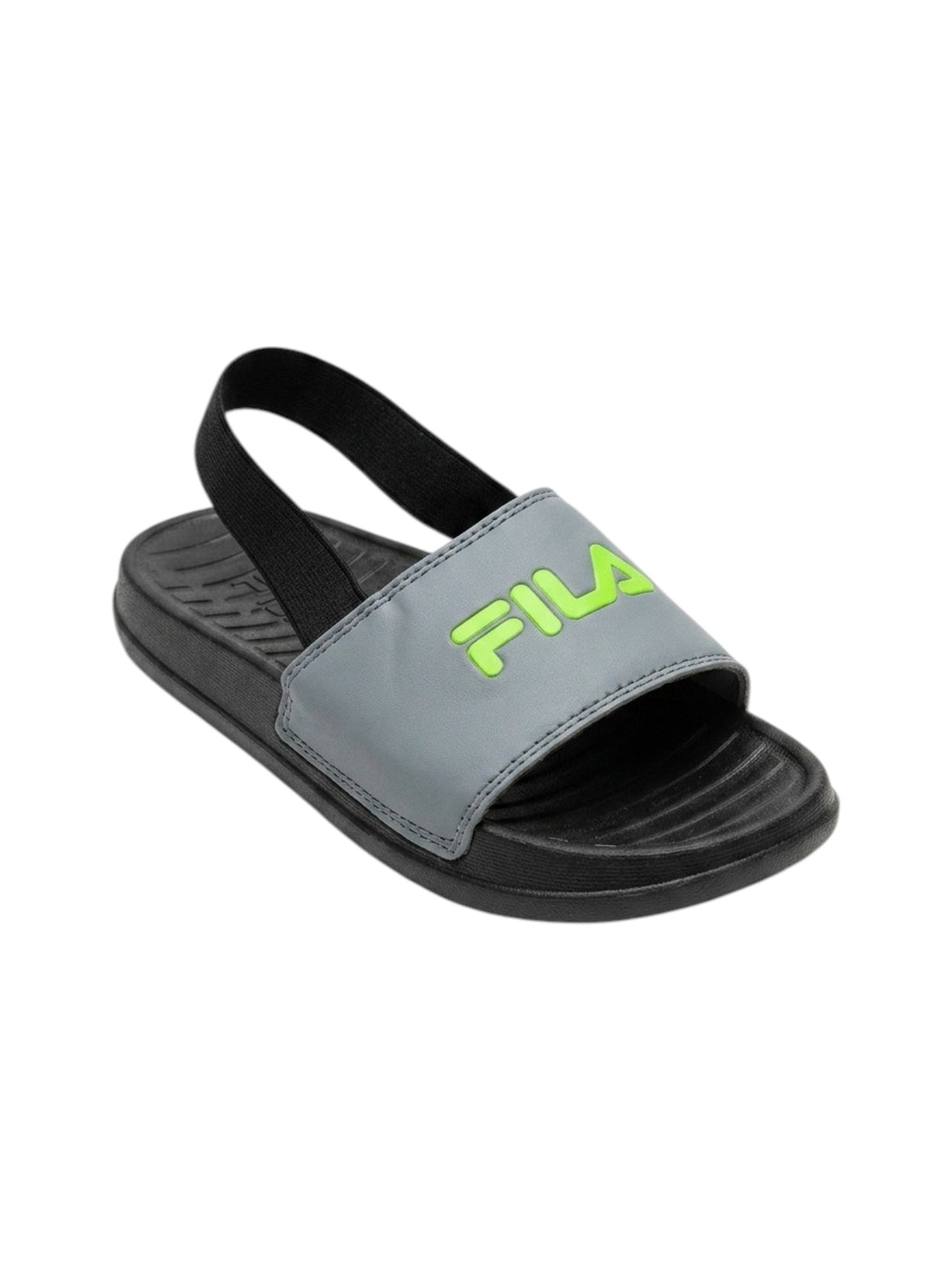 Image for Kids Boy's Logo Patched Sandals,Black/Grey