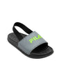 Image for Kids Boy's Logo Patched Sandals,Black/Grey