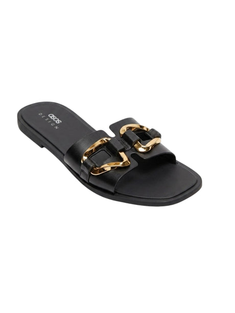 Image for Women's Plain Slippers,Black