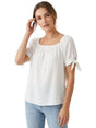 Image for Women's Textured Top,White