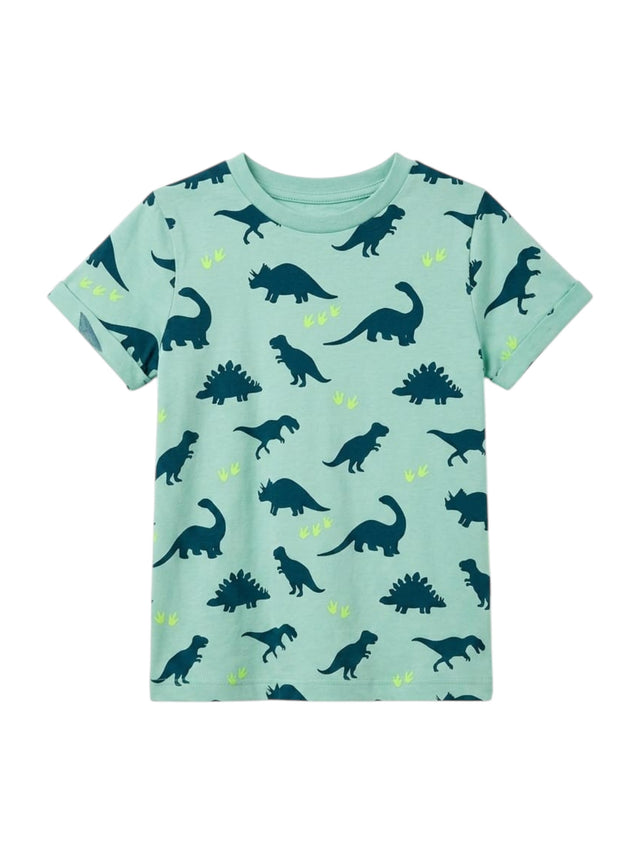 Image for Kids Boy's Printed Top,Mint Blue