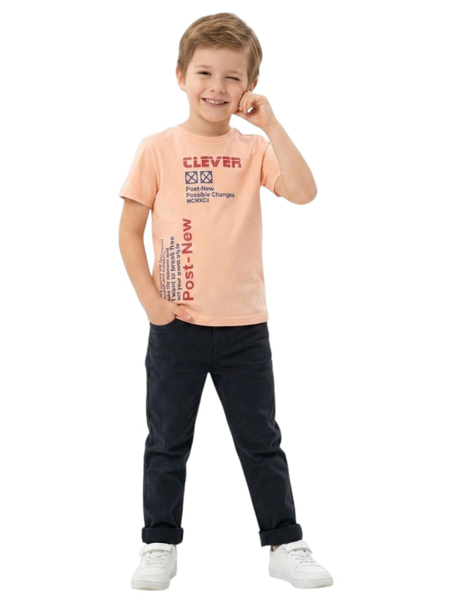 Image for Kids Boy's Printed Top,Coral