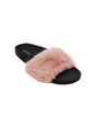 Image for Women's Faux Fur Slippers,Pink