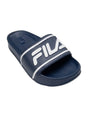 Image for Kids Boy's Logo Patched Slippers,Navy