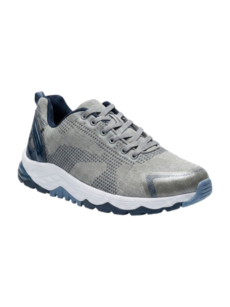 Image for Kids Boy's Plain Shoes,Grey/Navy