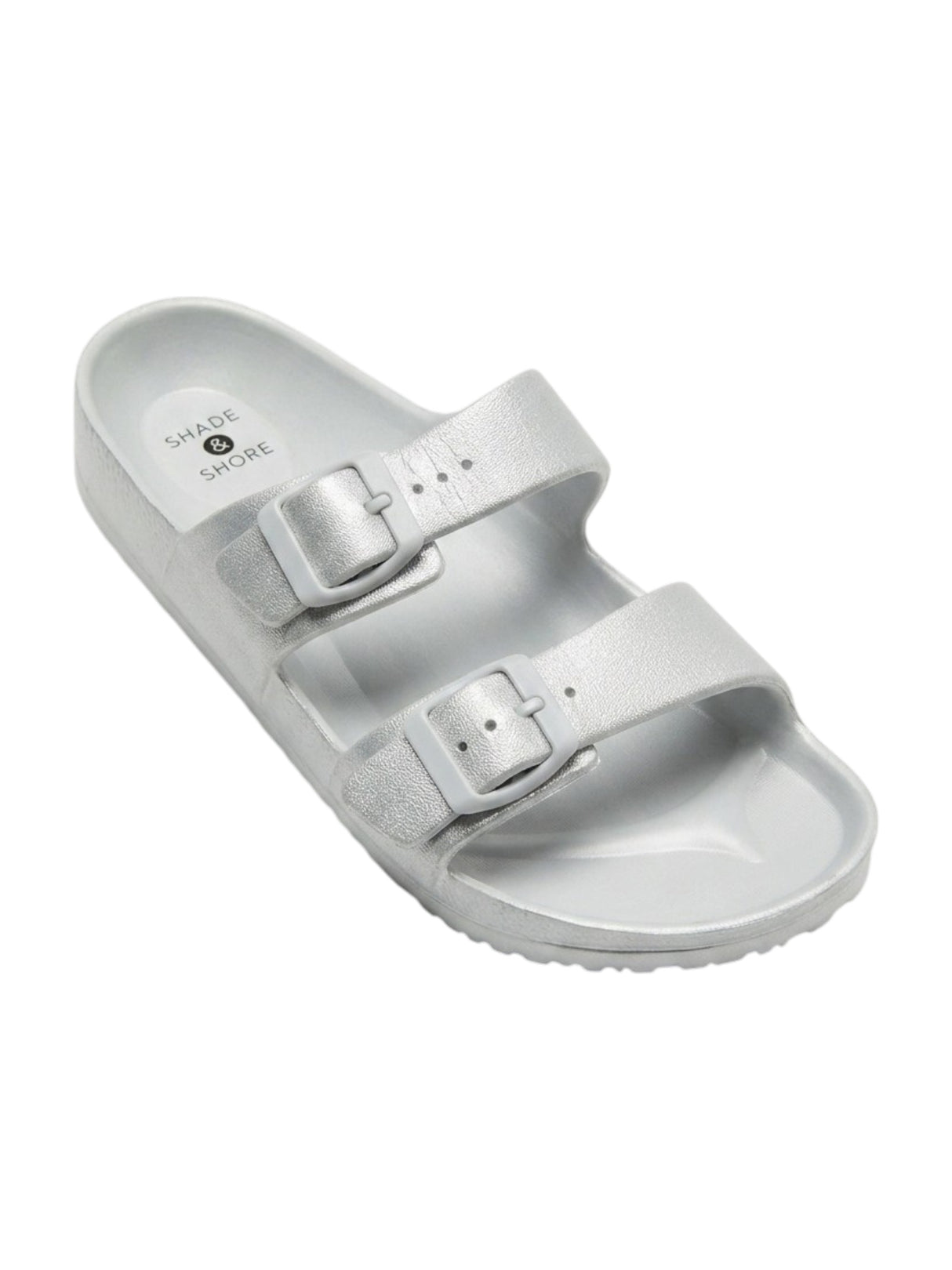 Image for Women's Plain Slippers,Silver
