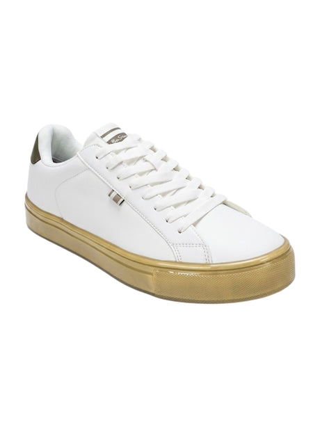 Image for Men's Plain Shoes,White/Olive