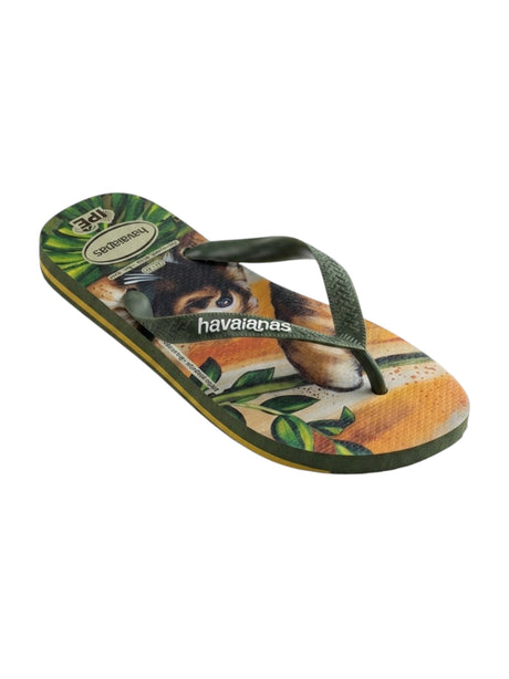 Image for Men's Printed Slippers,Olive