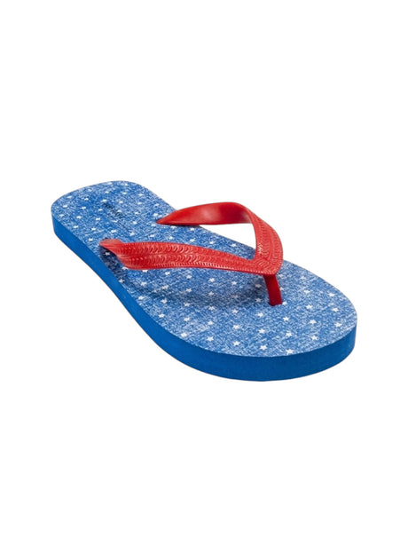 Image for Kids Boy's Textured Slippers,Red/Blue