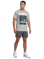 Image for Men's Brand Logo Printed Sport Top,Grey