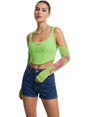 Image for Women's Brand Logo Printed Top,Green