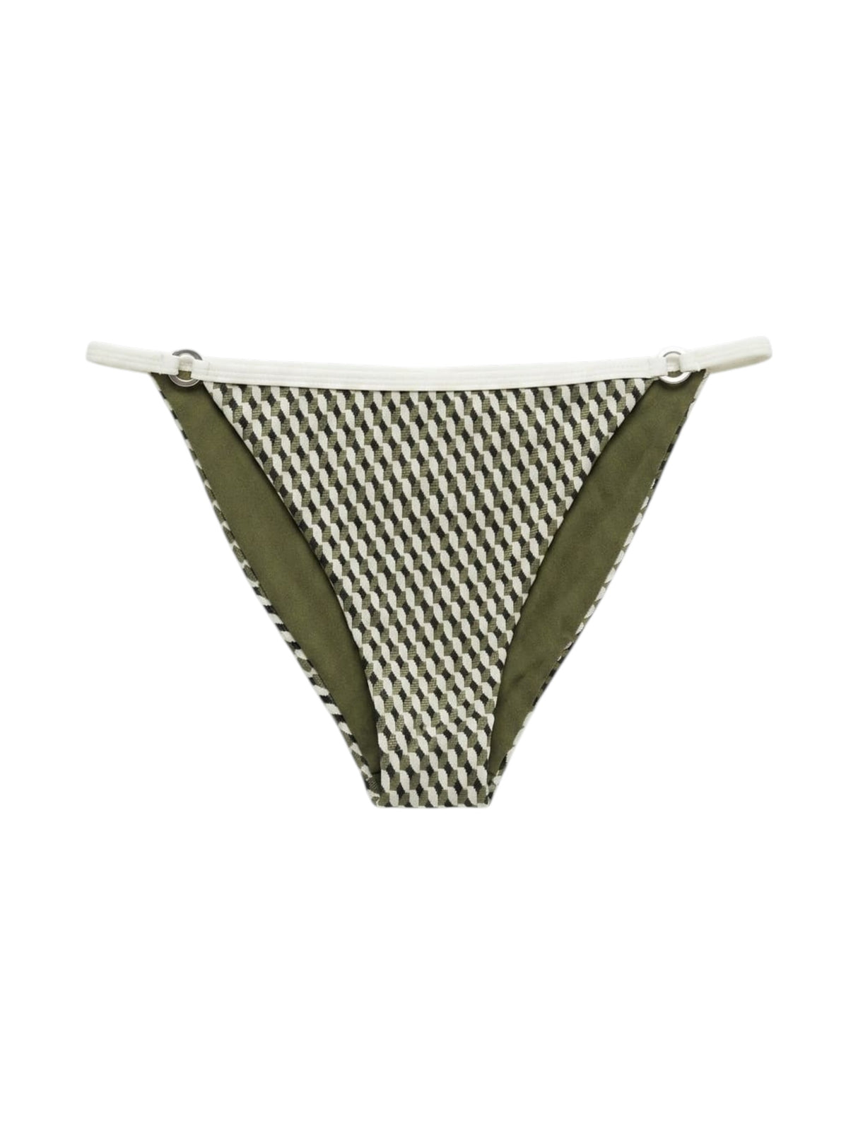 Image for Women's Printed Bikini Bottom,Olive