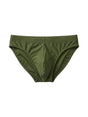 Image for Men's Plain Solid Swim Mini Briefs,Olive