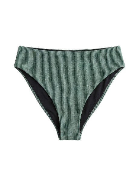 Image for Women's Textured Bikini Bottom,Green
