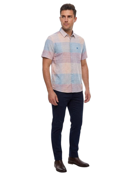 Image for Men's ColorBlocked Dress Shirt,Multi