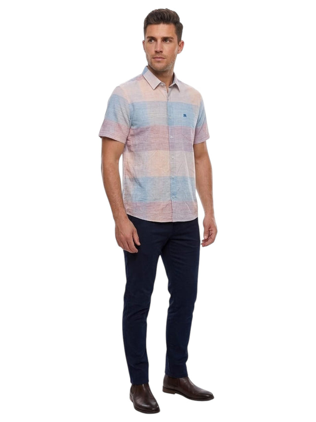Image for Men's ColorBlocked Dress Shirt,Multi