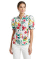 Image for Women's Floral Printed Dress-Shirt,Multi