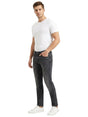 Image for Men's Washed Jeans,Black