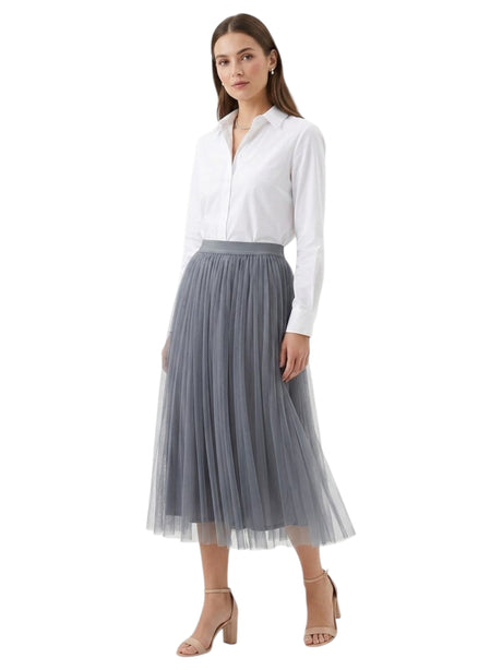 Image for Women's Mesh Skirt,Grey