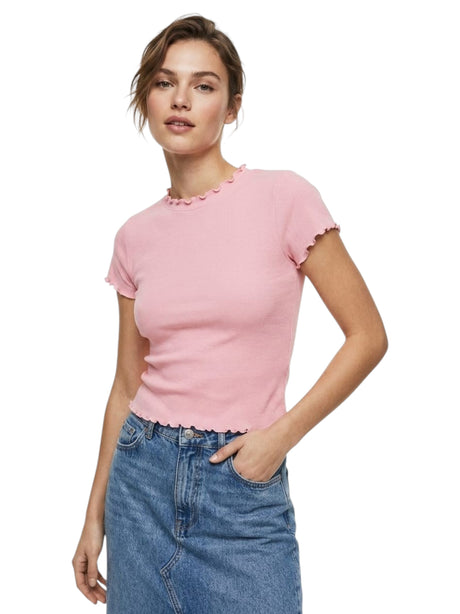 Image for Women's Ribbed Top,Pink