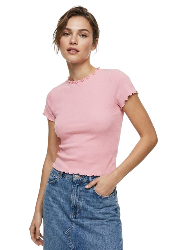 Image for Women's Ribbed Top,Pink