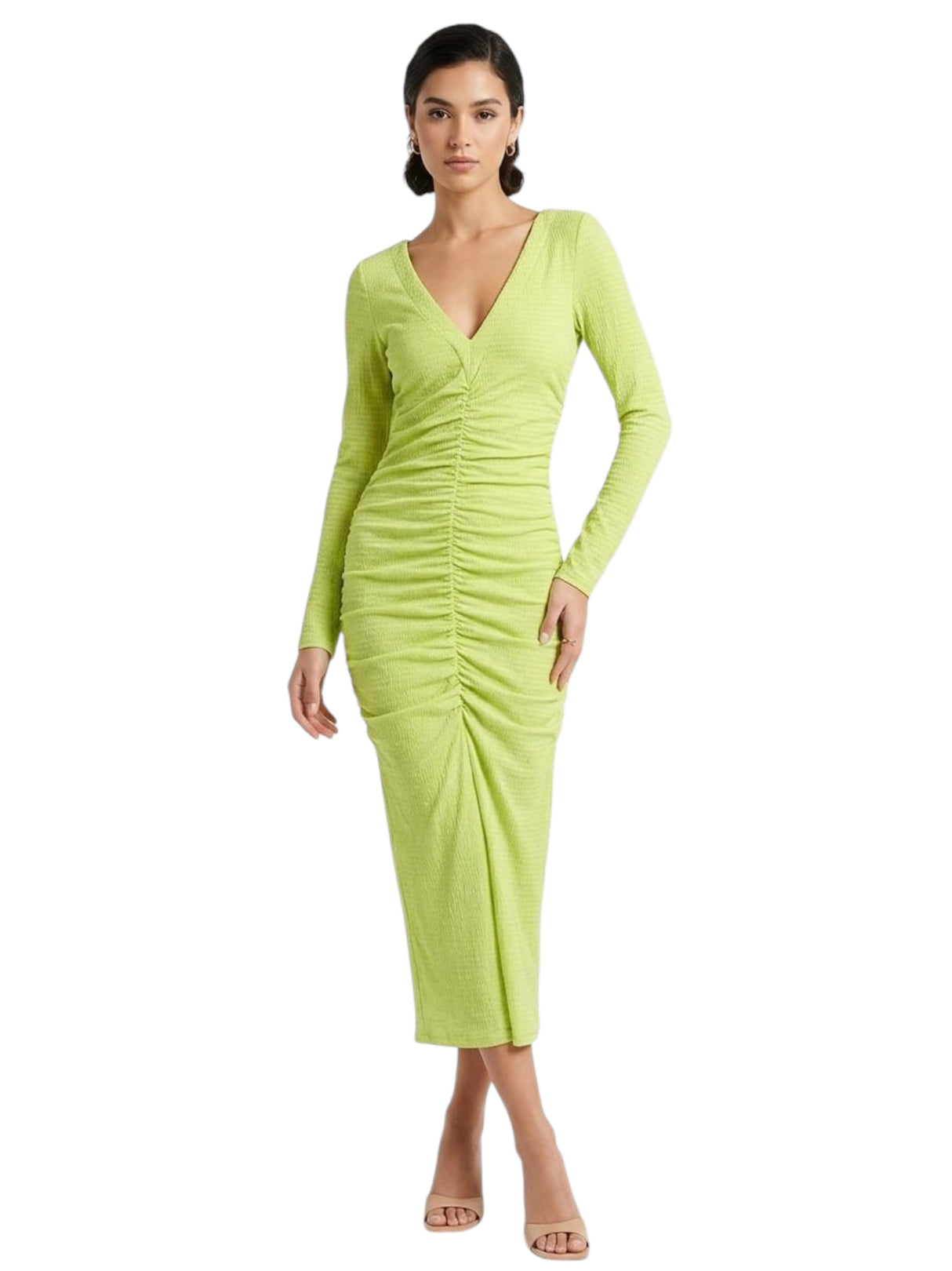 Image for Women's Textured Dress,Light Green