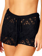 Image for Women's Crochet Cover up Short,Black