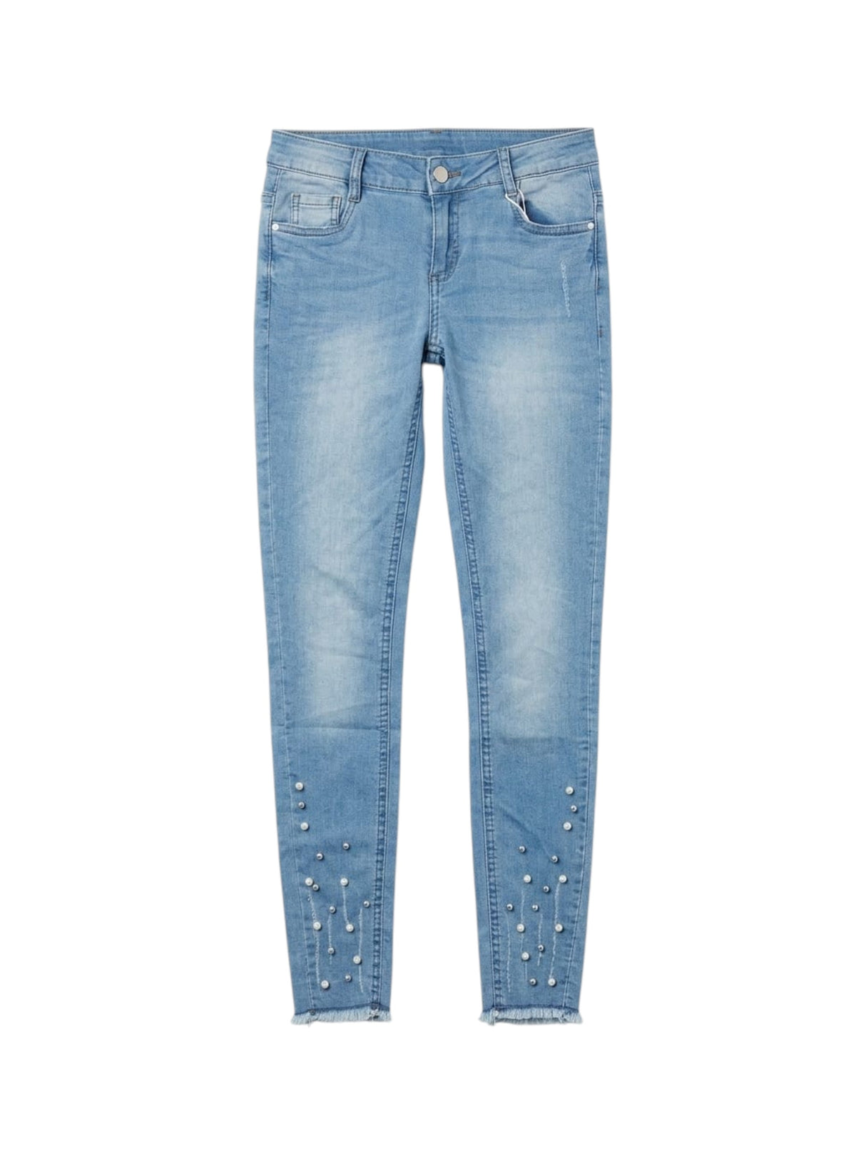 Image for Kids Girl's Washed Jeans,Blue