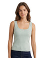 Image for Women's Ribbed Top,Dusty Mint