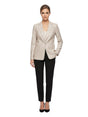 Image for Women's Textured Shiny Blazer,Dusty Rose