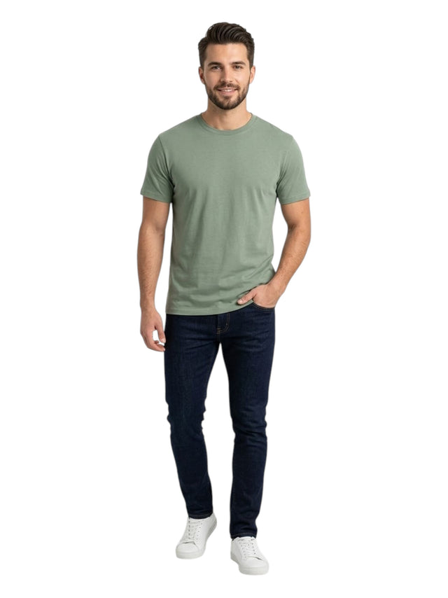 Image for Men's Plain Top,Olive