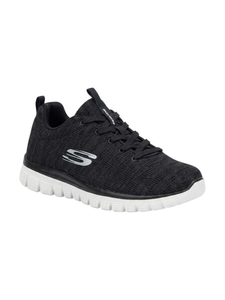 Image for Men's Logo Patched Shoes,Black