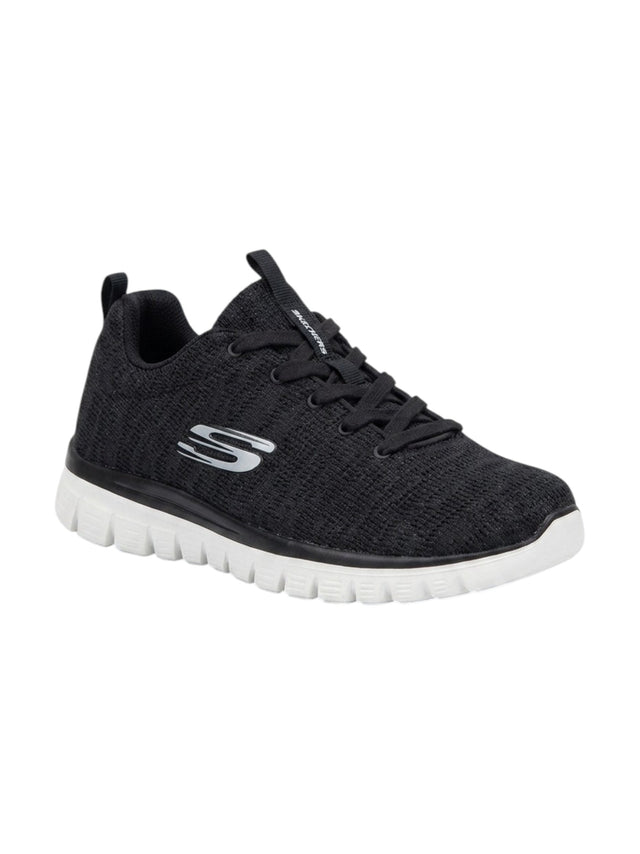 Image for Men's Logo Patched Shoes,Black
