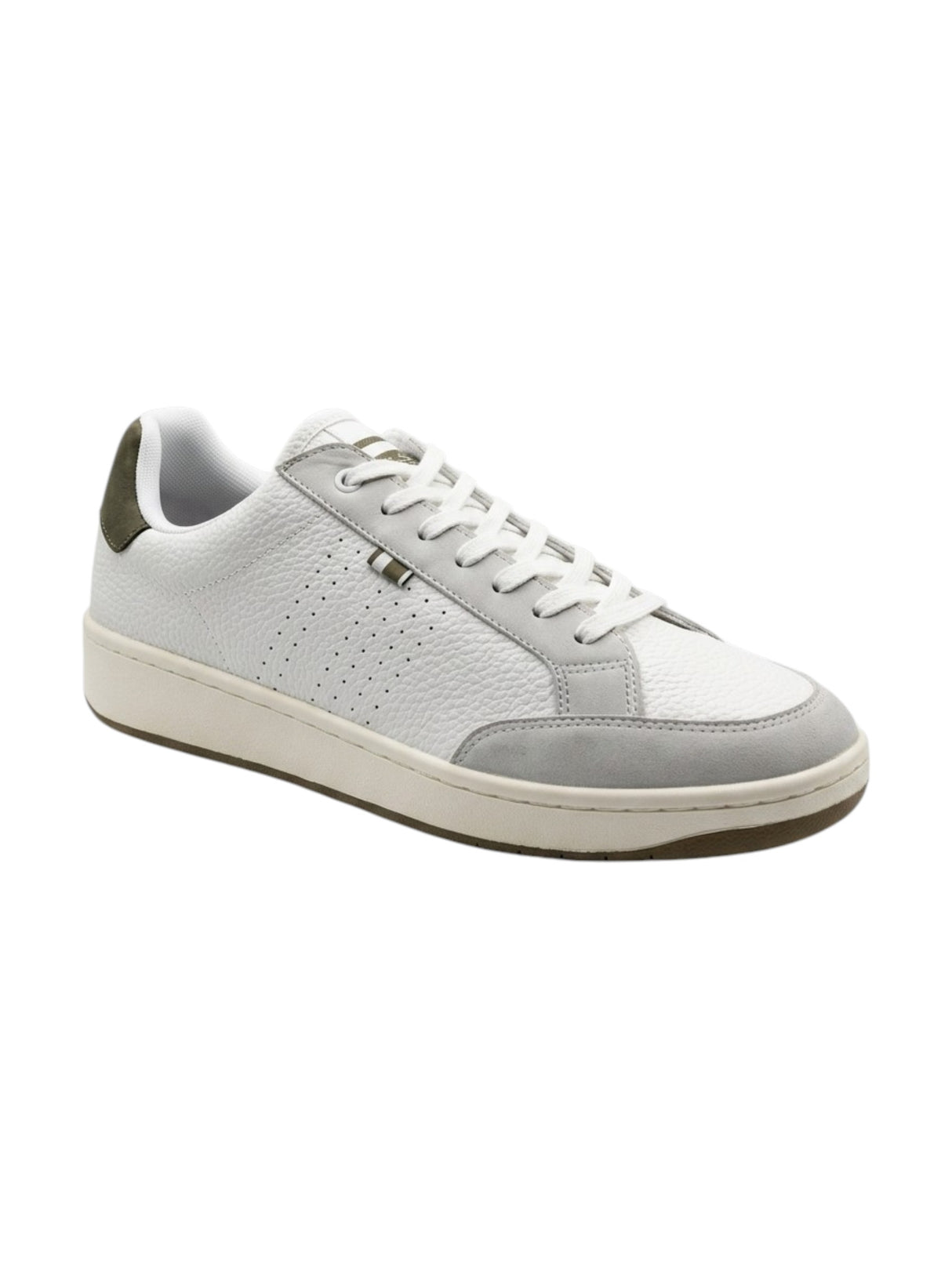 Image for Men's Plain Solid Shoes,White