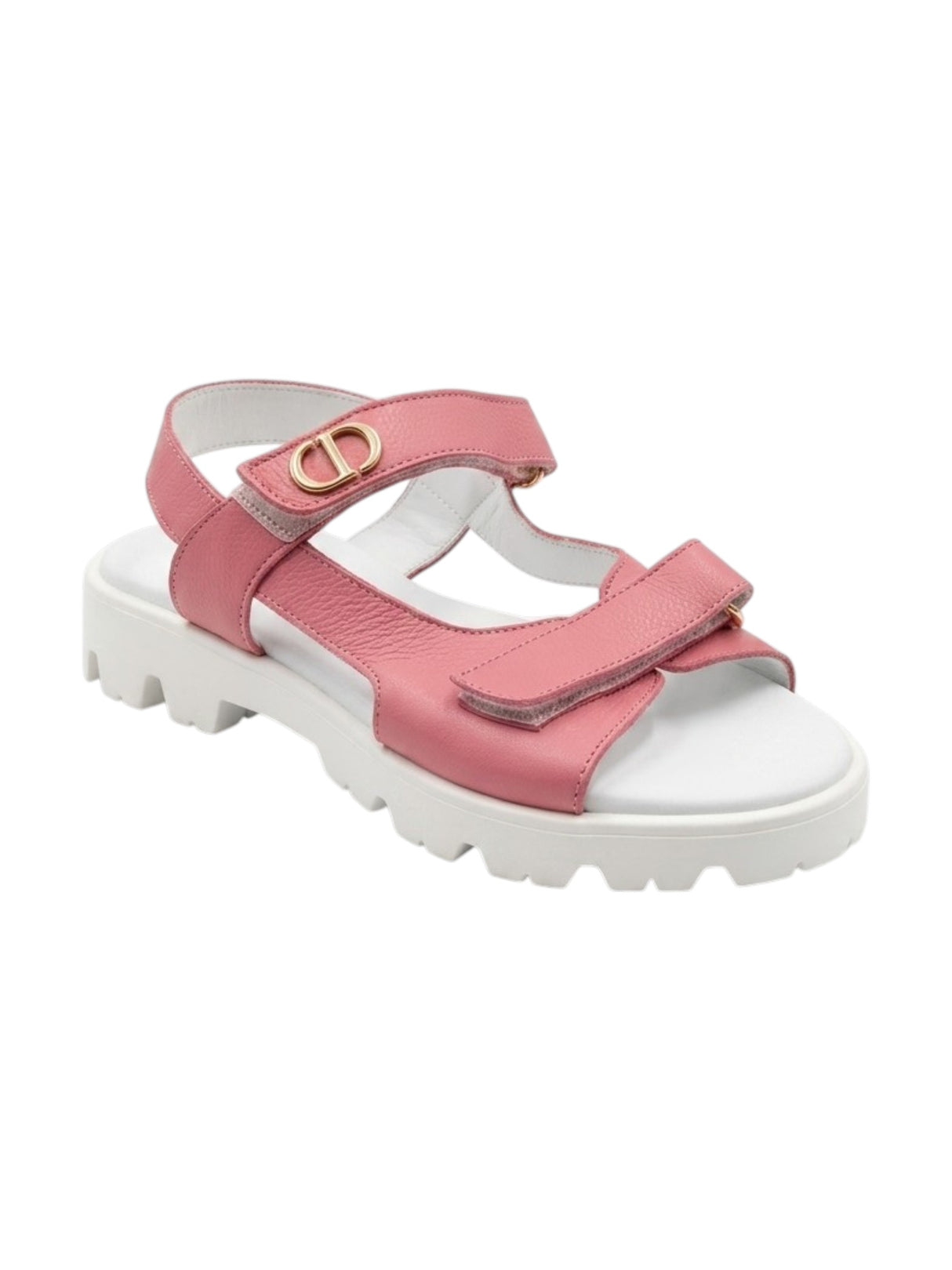 Image for Kids Girl's Plain Solid Sandals,Pink