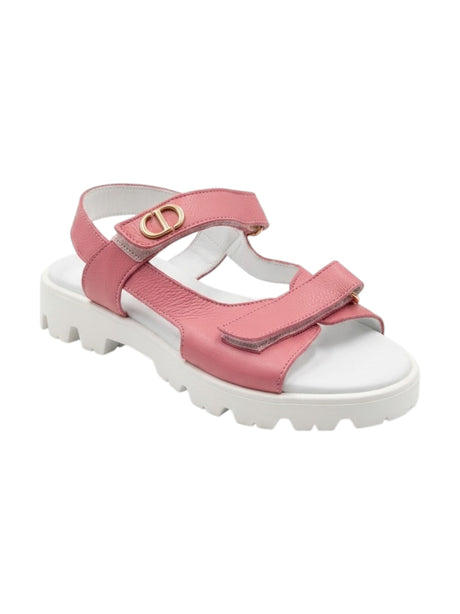 Image for Kids Girl's Plain Solid Sandals,Pink