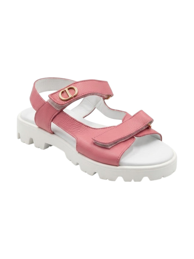 Image for Kids Girl's Plain Solid Sandals,Pink