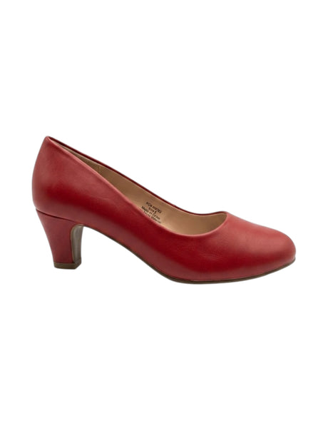 Image for Women's Plain Heeled Shoes,Red