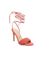 Image for Women's Braided Heeled Shoes,Pink